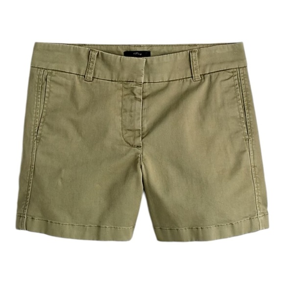 J. Crew Olive Sand 5" new stretch classic chino short in Plus Size 24 H5807 NEW - Picture 2 of 16